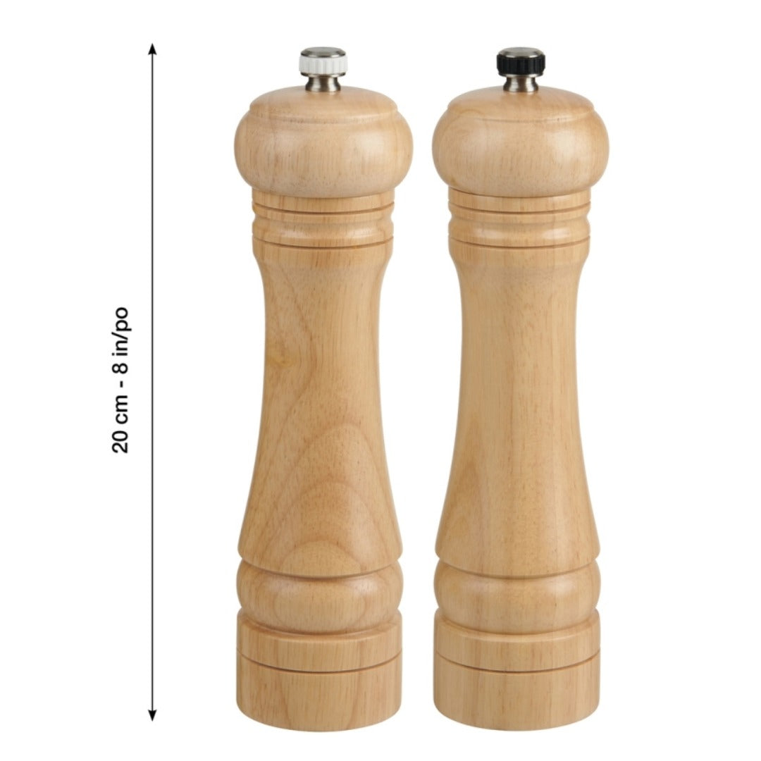 Ensemble de moulins à sel et à poivre 20 cm – Capri