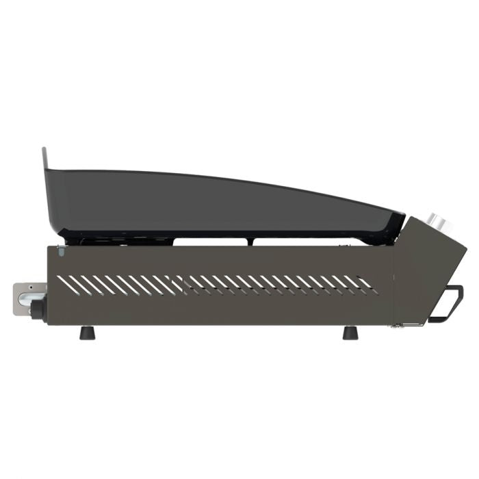 Plancha à trois brûleurs au gaz propane Bergerac - Gris cargo