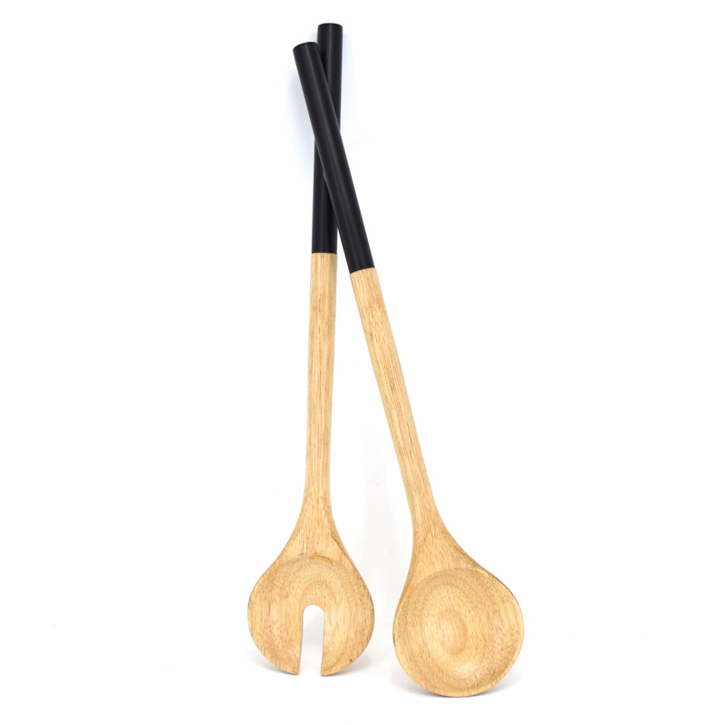 Ensemble de couverts à salade en bois