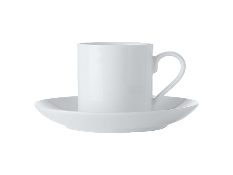 Ensemble tasse et soucoupe 100 ml - White Basics