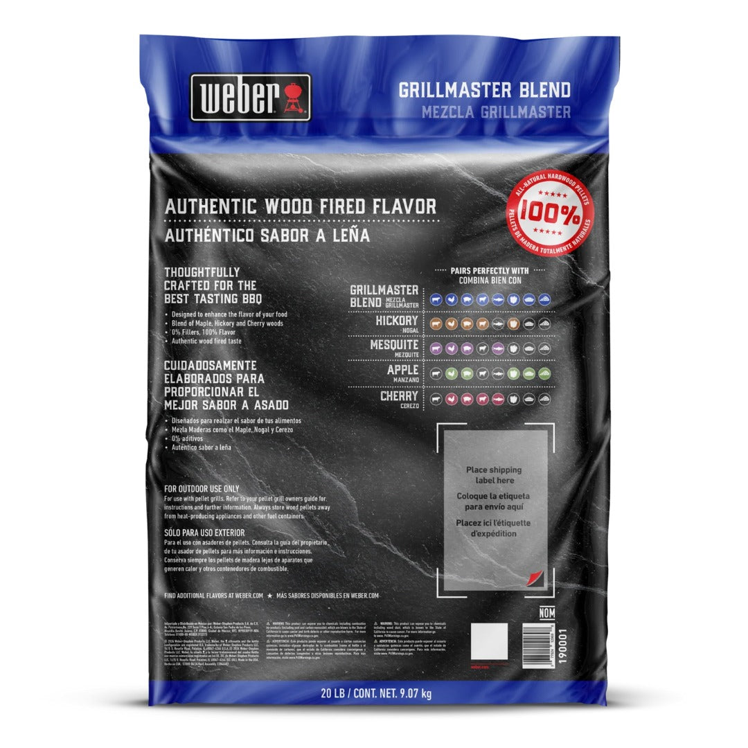 Granulés de bois dur naturel Le Mélange du chef – 20 lb