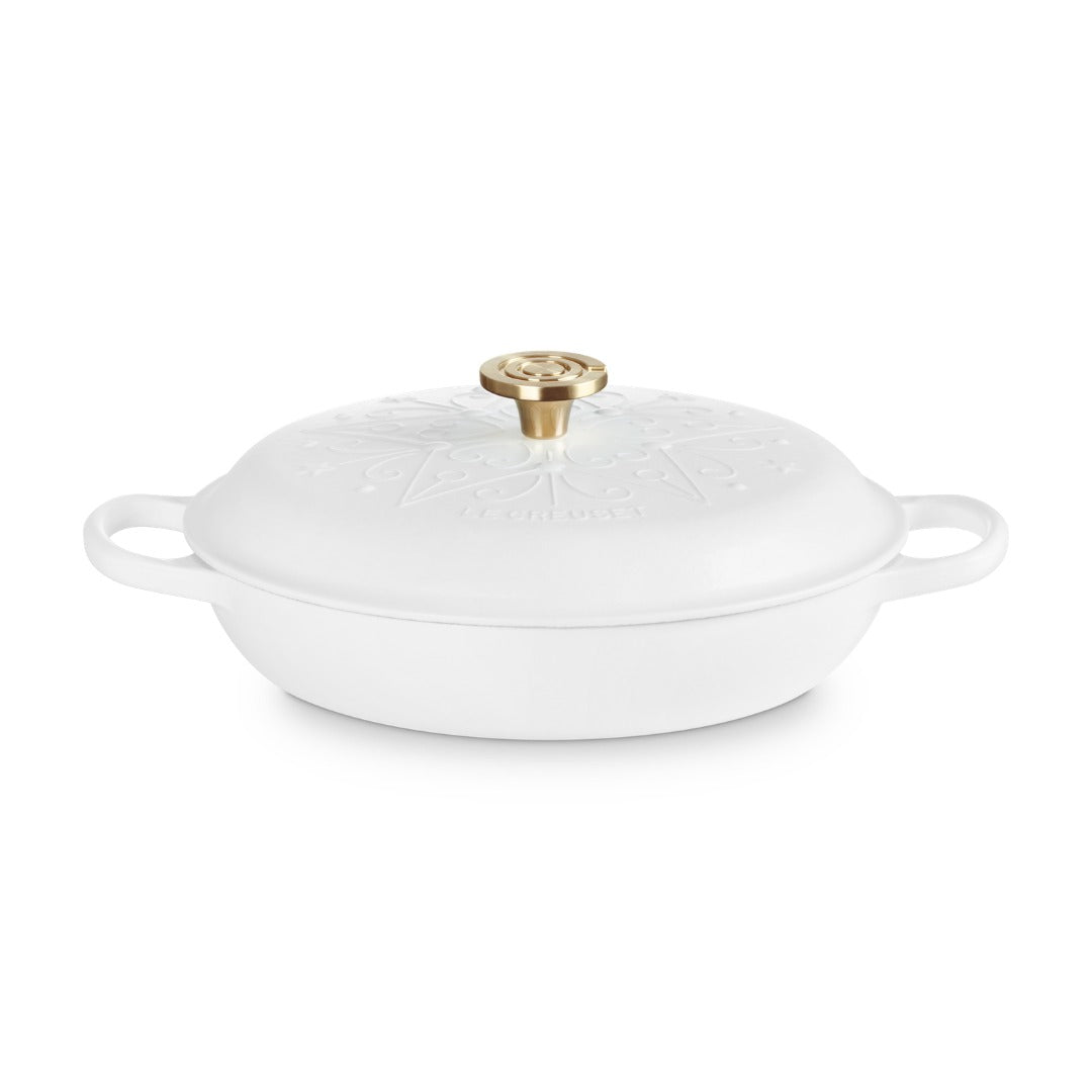 Braisière en fonte émaillée 3,5 L – Collection L’Étoile – Coton
