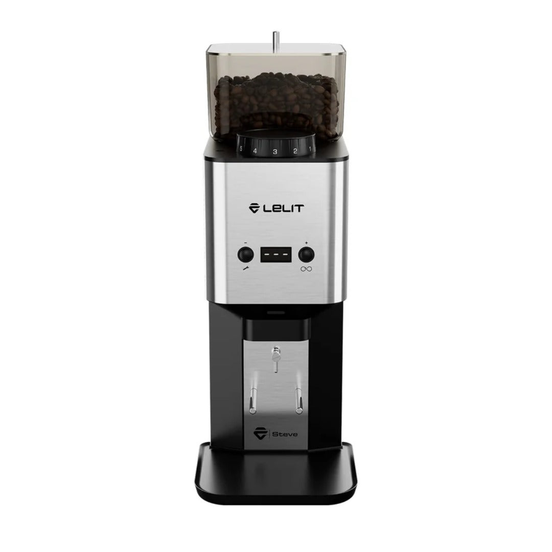 Moulin à café Steve PM20 - Acier inoxydable brossé
