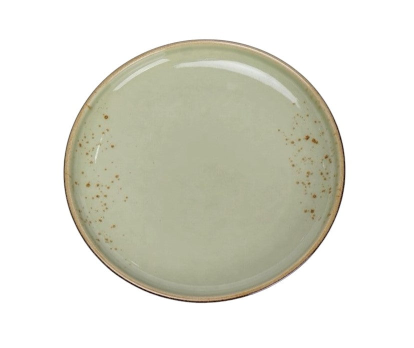 Assiette ronde 9,25" DAP - Vert pâle
