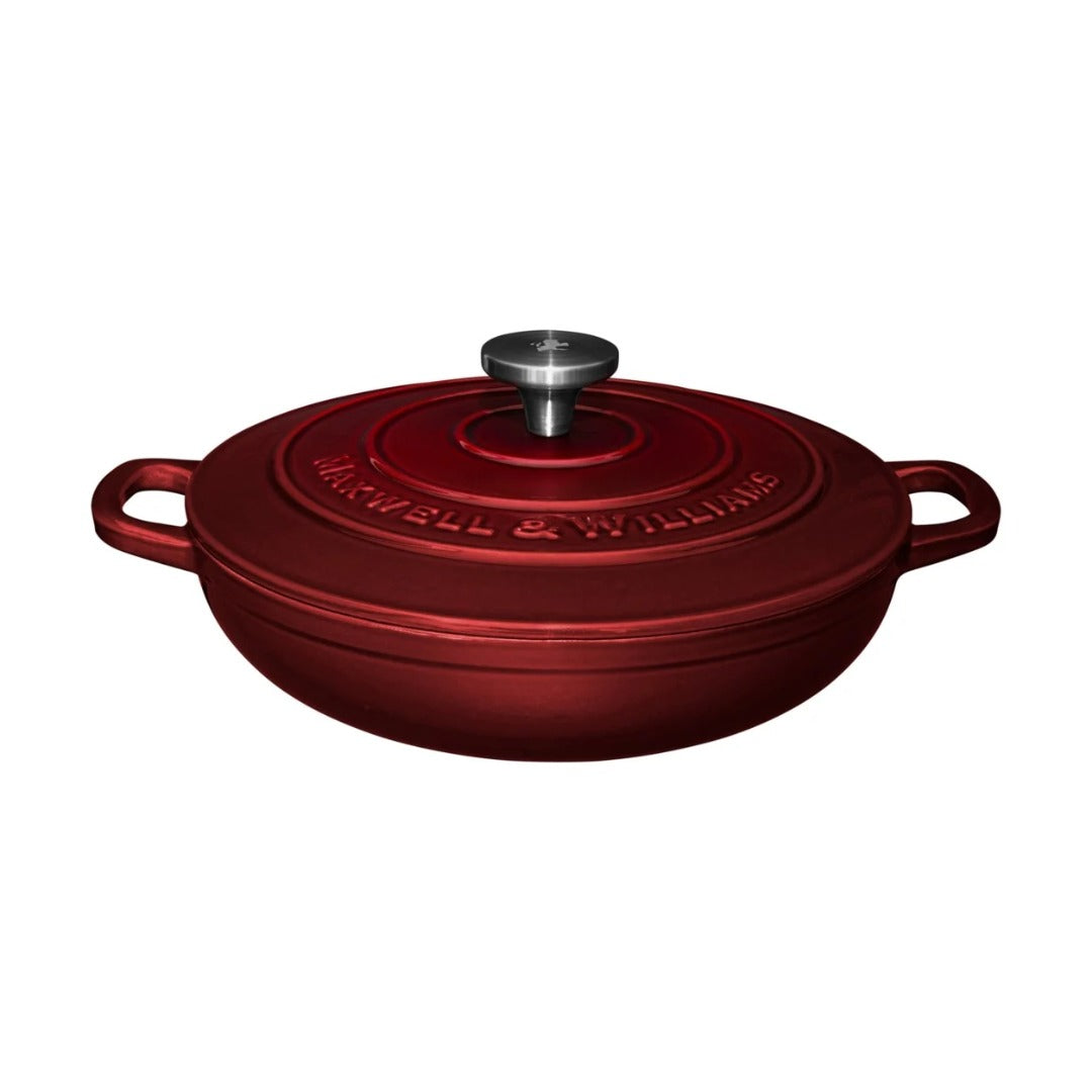 Braisière en fonte 3 L avec couvercle - Merlot