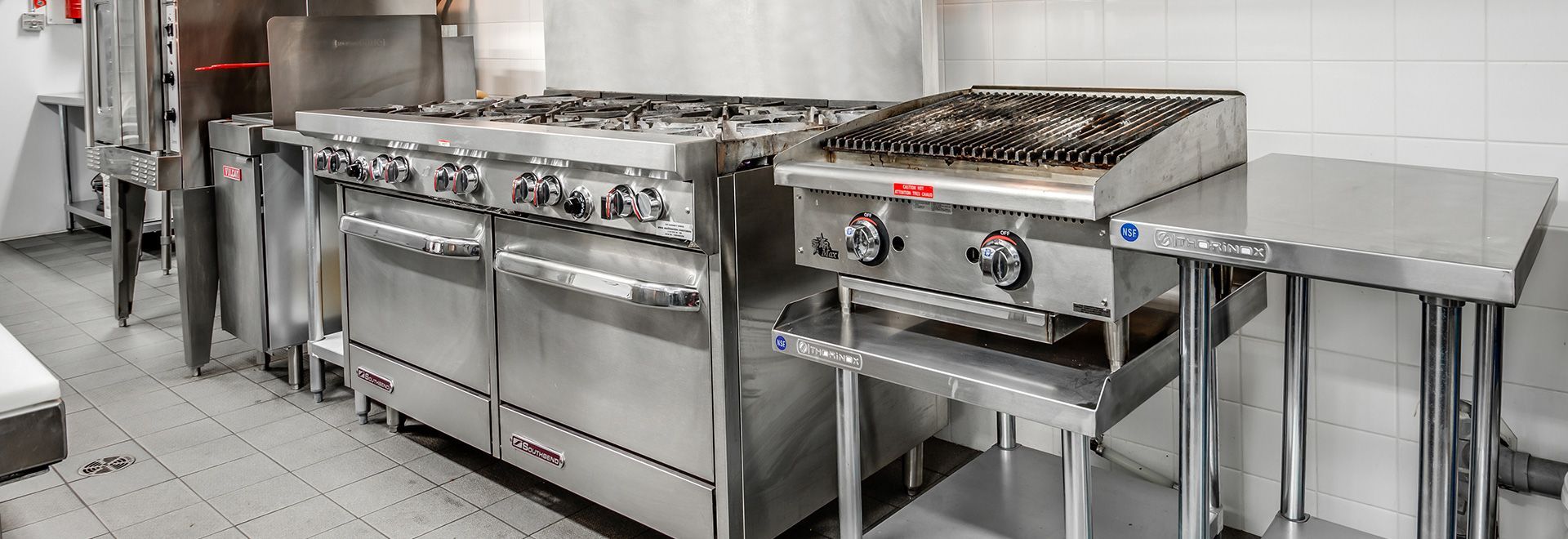 Commercial Gas and Electric Ranges