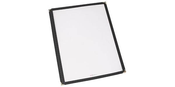 Menus, supports à cartes et factures