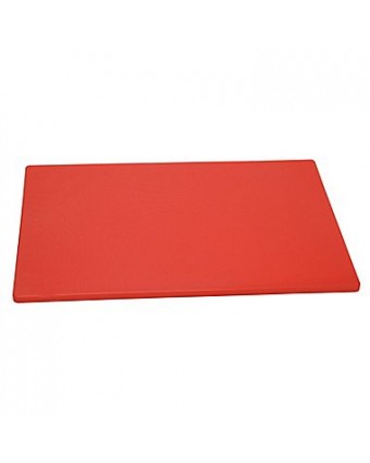 Planche à découper en polyéthylène 24" x 18" - Rouge