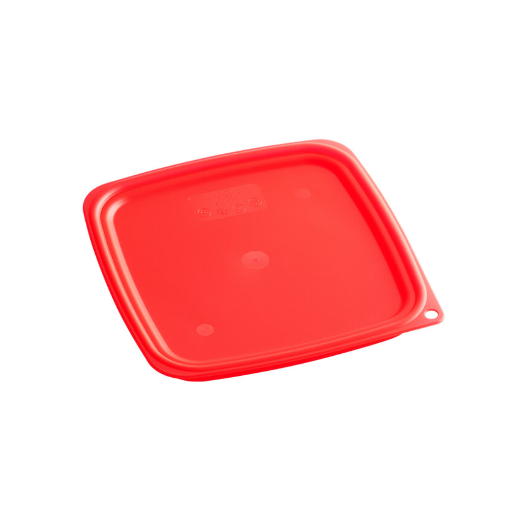 Polypropylene Lid for 6-8 Qt. Food Storage Containers - Red