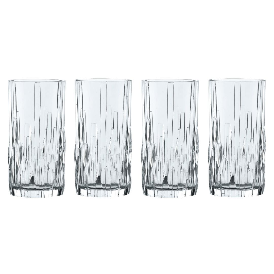 Set of Four 12.2 oz Highball Glasses - Shu Fa