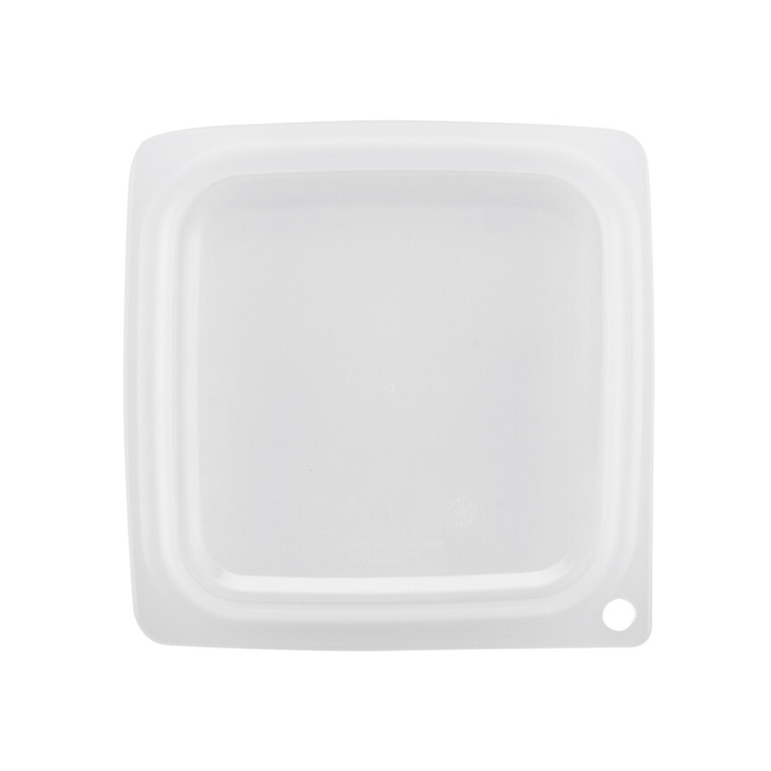 Translucent Camsquare Polypropylene lid for 0.5 and 1 qt.