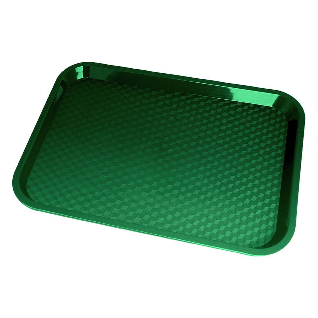 12" x 16" Fast Food Tray - Forest Green