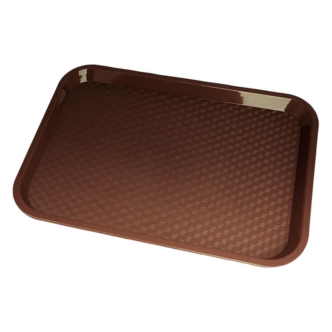 14" x 18" Fast Food Tray - Brown
