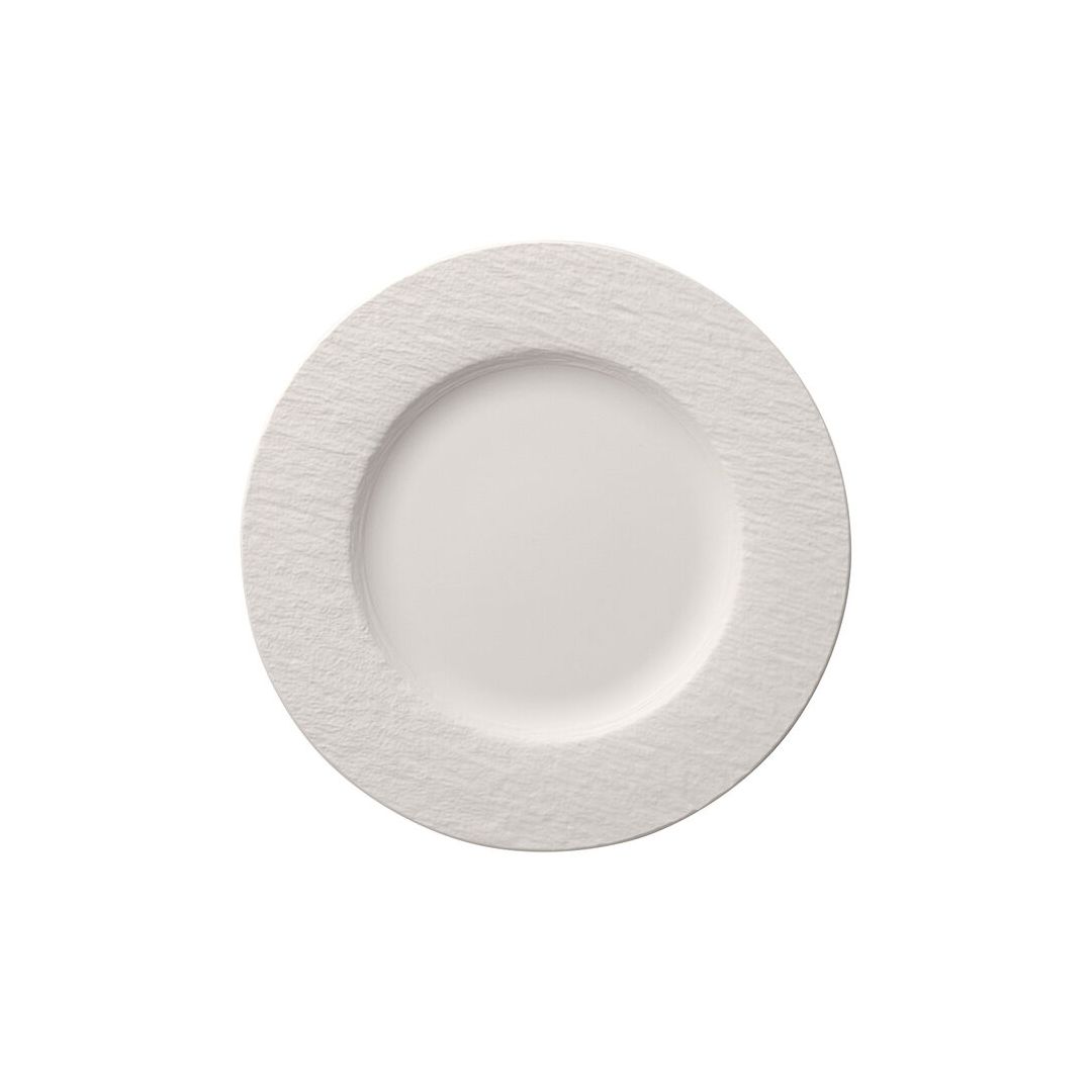 Assiette ronde 10,5" - Manufacture Rock blanc