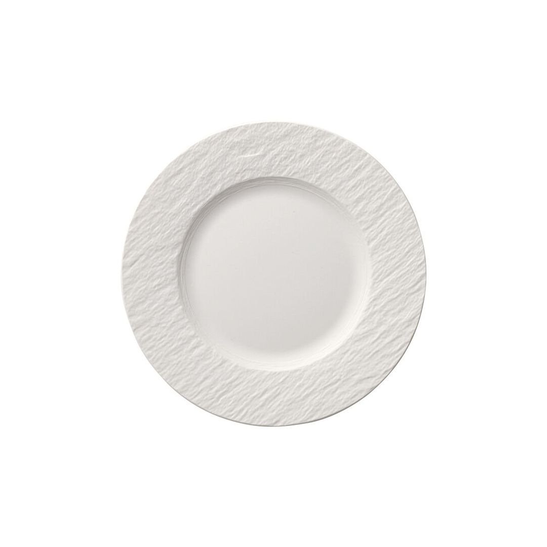 Assiette ronde 8,5" - Manufacture Rock blanc