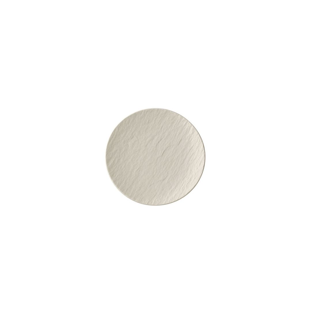 6.25" Round Plate - Manufacture Rock White