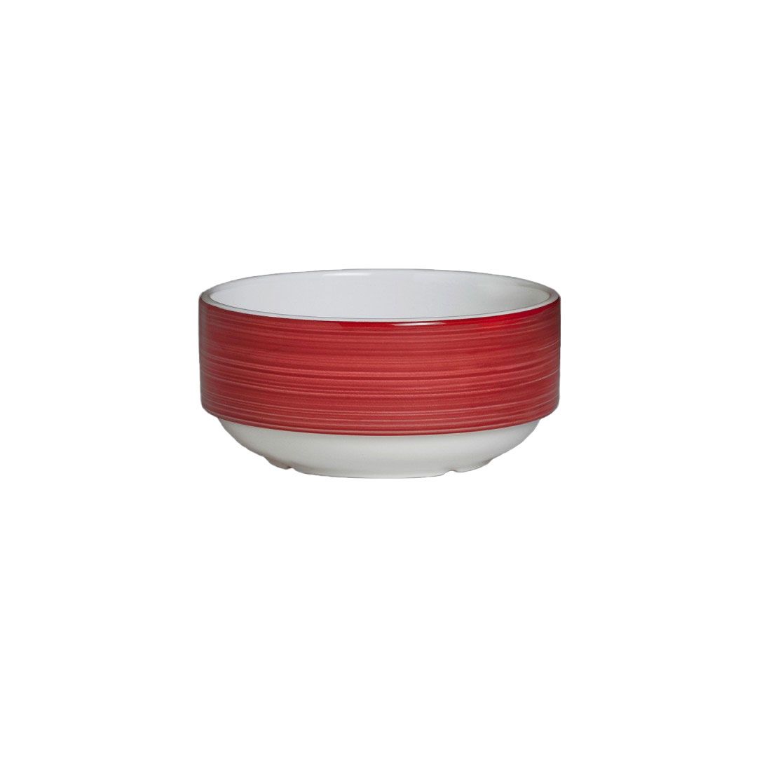 10 oz Round Stacking Bowl - Freedom Red