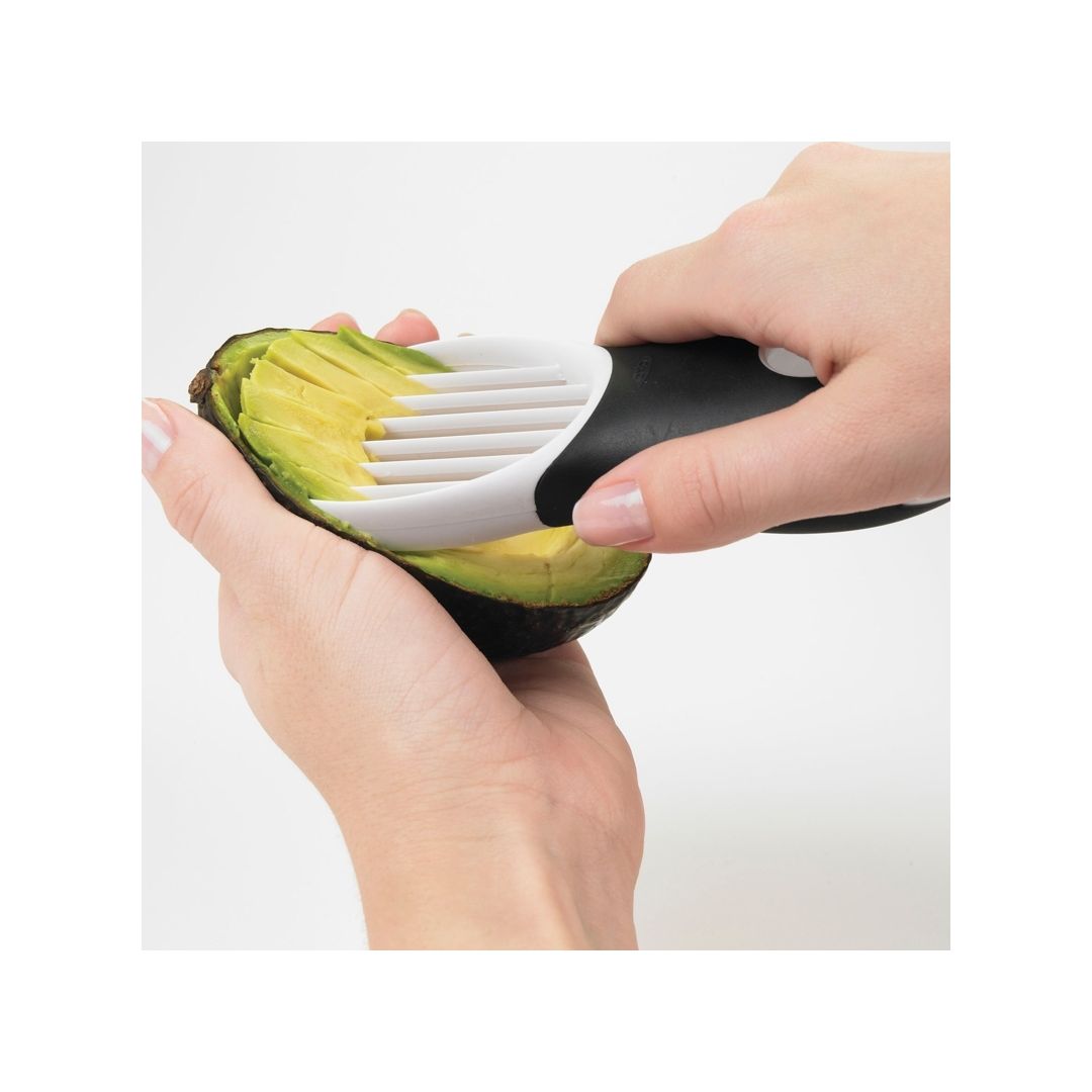 Three-in-One Avocado Tool