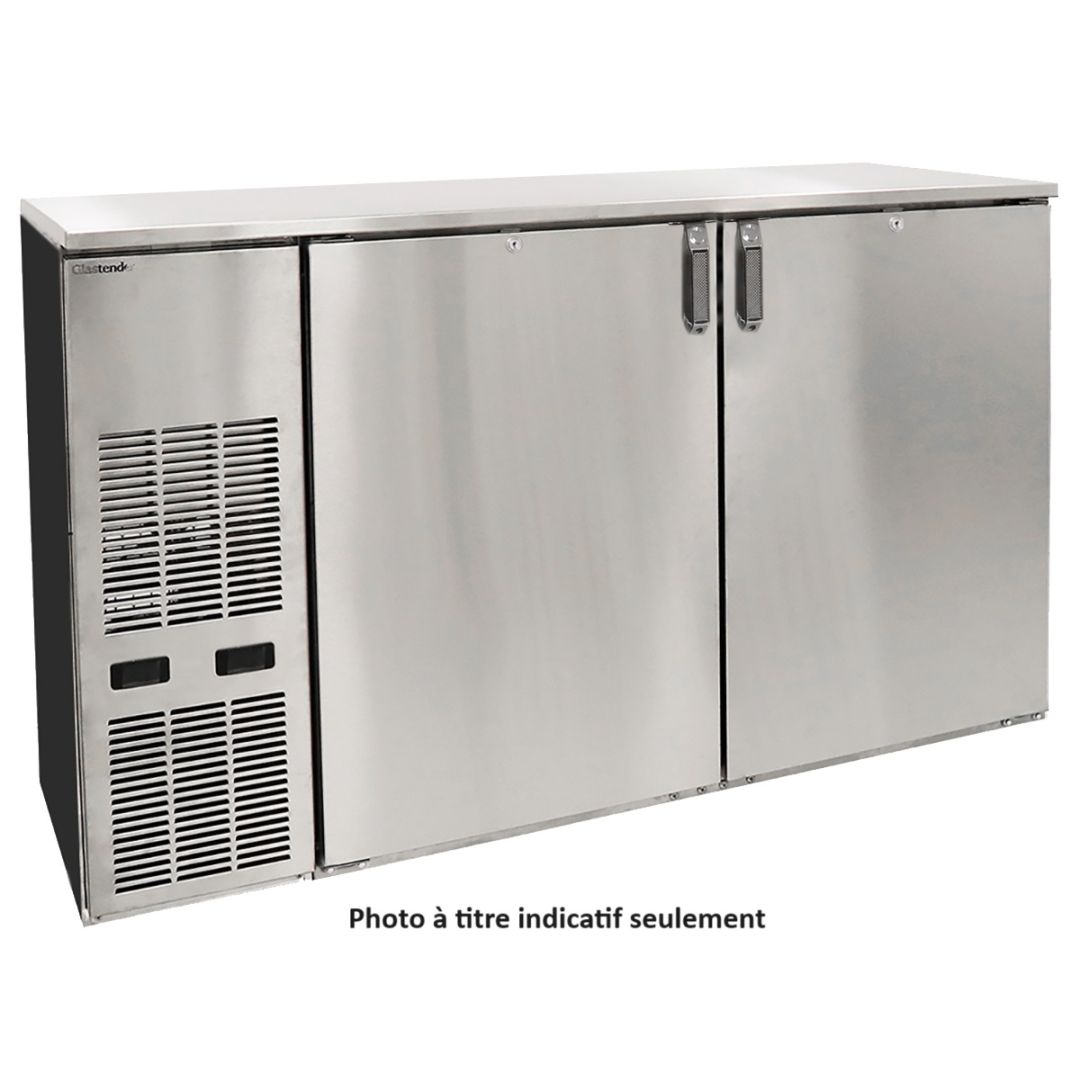Réfrigérateur de bar 84", compresseur à gauche, 2 portes et 1 tiroir (endommagé)