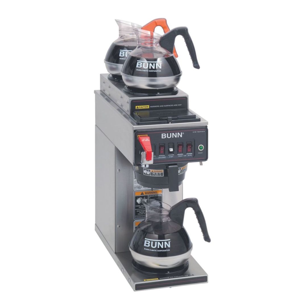 Three-Warmer Commercial Automatic Coffee Brewer