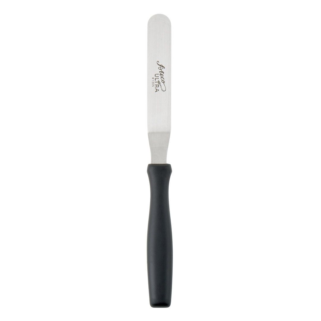 4.25" Angled Stainless Steel Icing Spatula