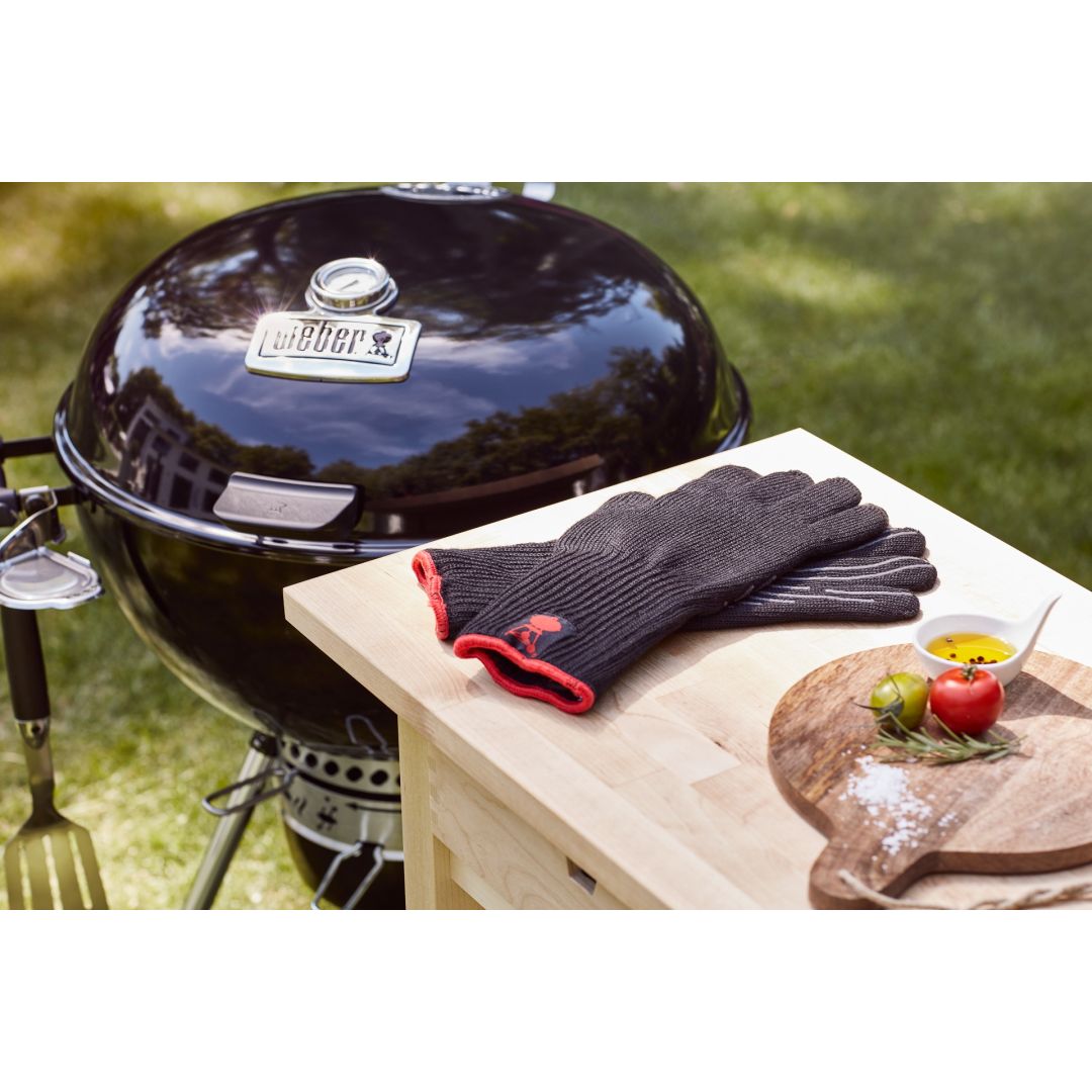 22" Master-Touch Premium Charcoal Grill - Black