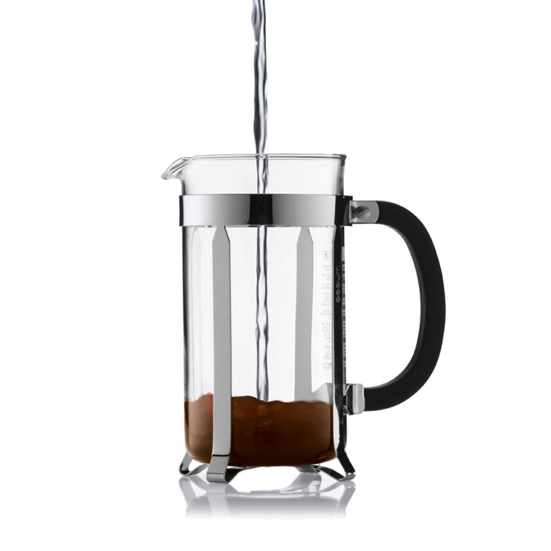 Chambord 8-Cup Glass French Press Coffee Maker - Chrome