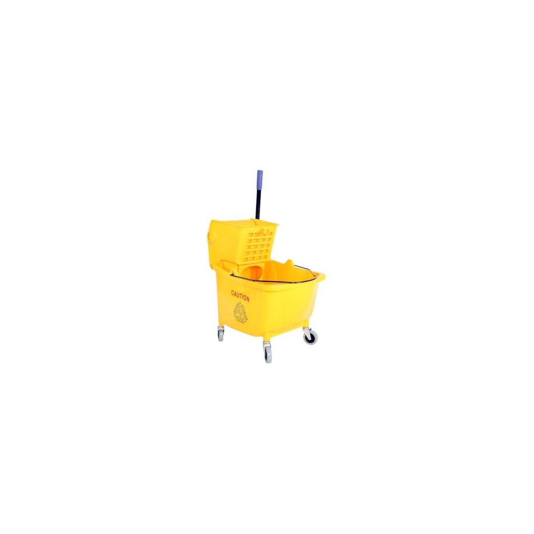 35L Downpress Bucket and Wringer - Yellow