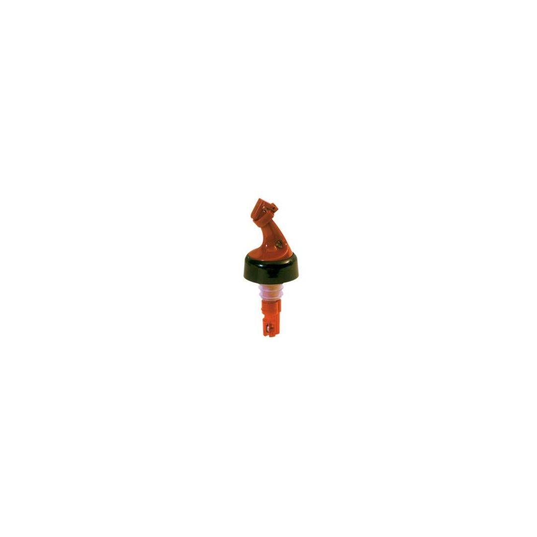 1 oz Plastic Controlled Flow Pourer - Red