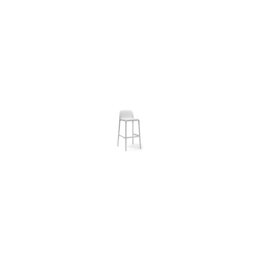 Lido Bar Resin Bar Chair - Bianco