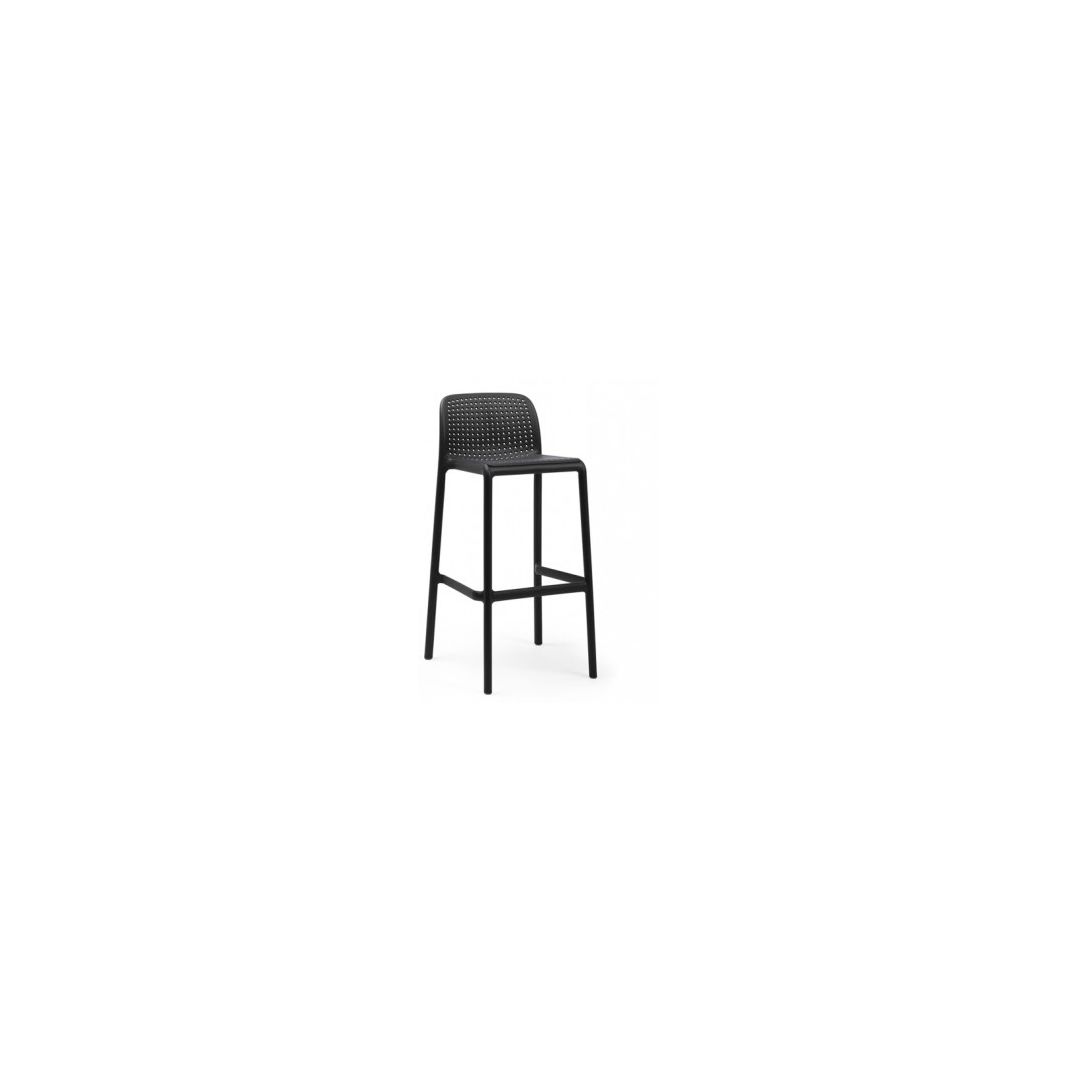 Lido Bar Resin Bar Chair - Anthracite