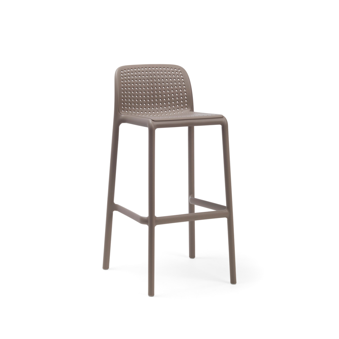Lido Bar Resin Bar Chair - Tortora