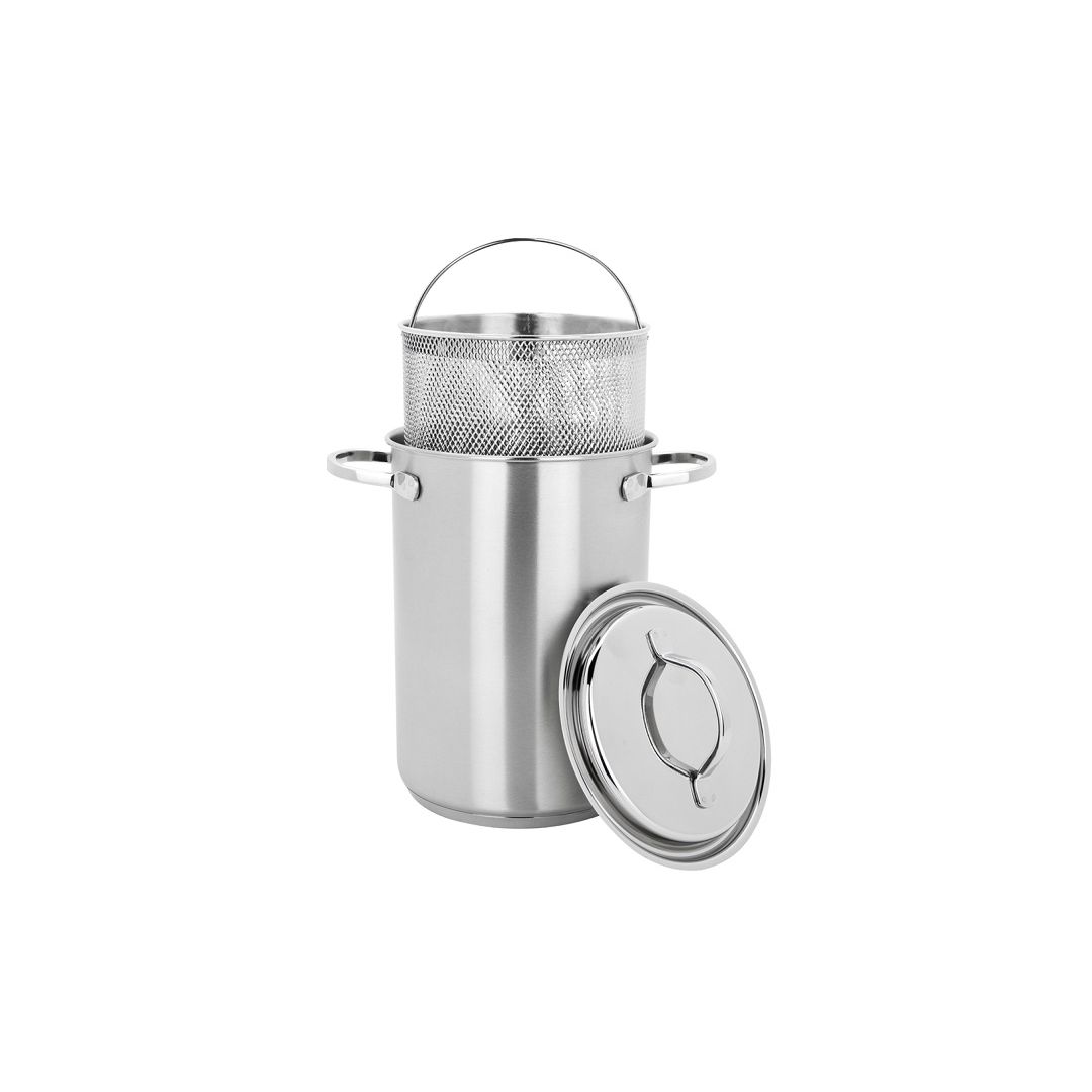 4.5 L Aparagus / pasta cooker with lid - Stainless steel