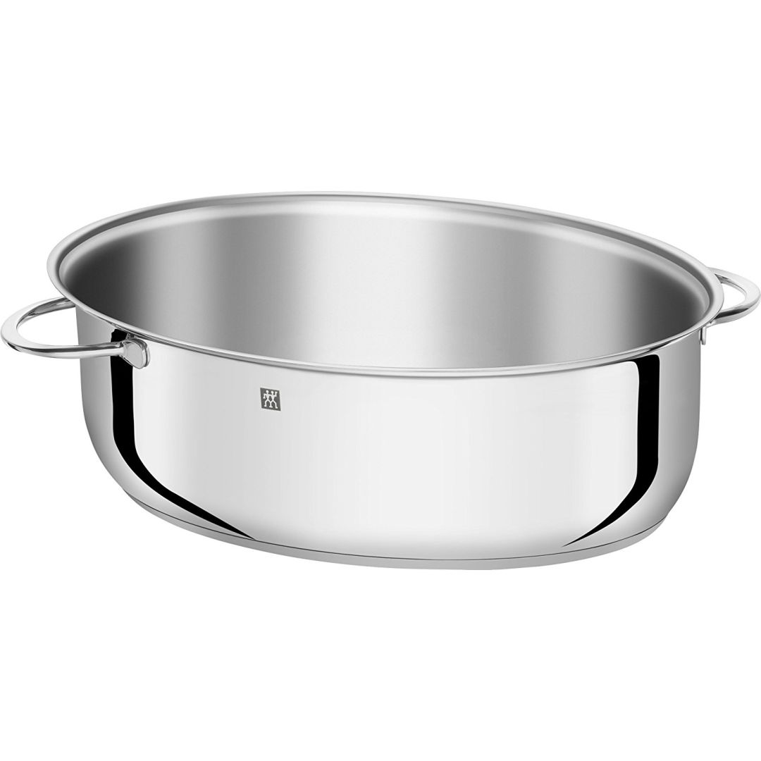 15" x 10" Stainless Steel Roasting Pan with Lid