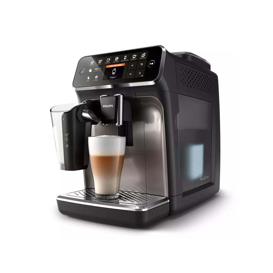 4300 Series Automatic Coffee Machine with LatteGo - Black