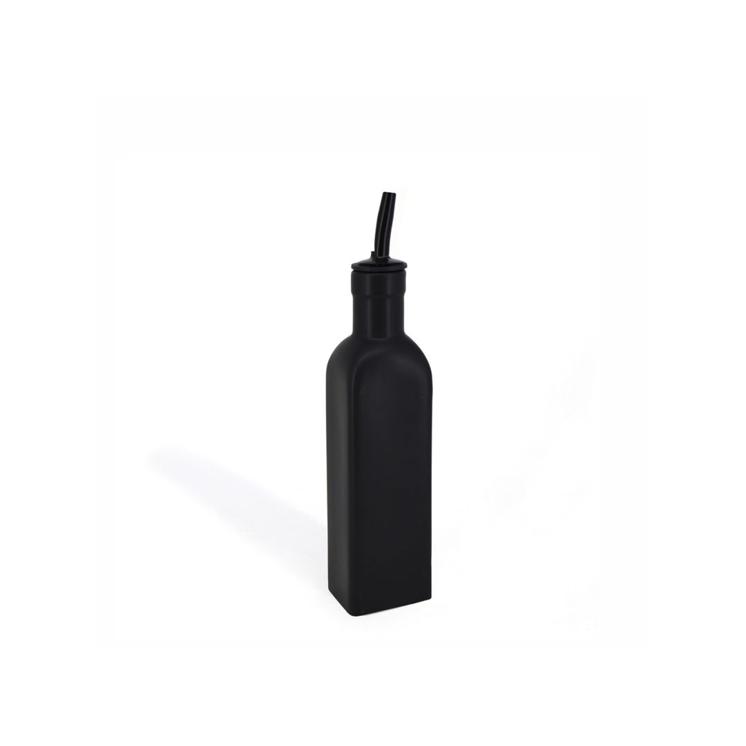 250 ml Oil / Vinegar Stoneware Bottle - Matte Black