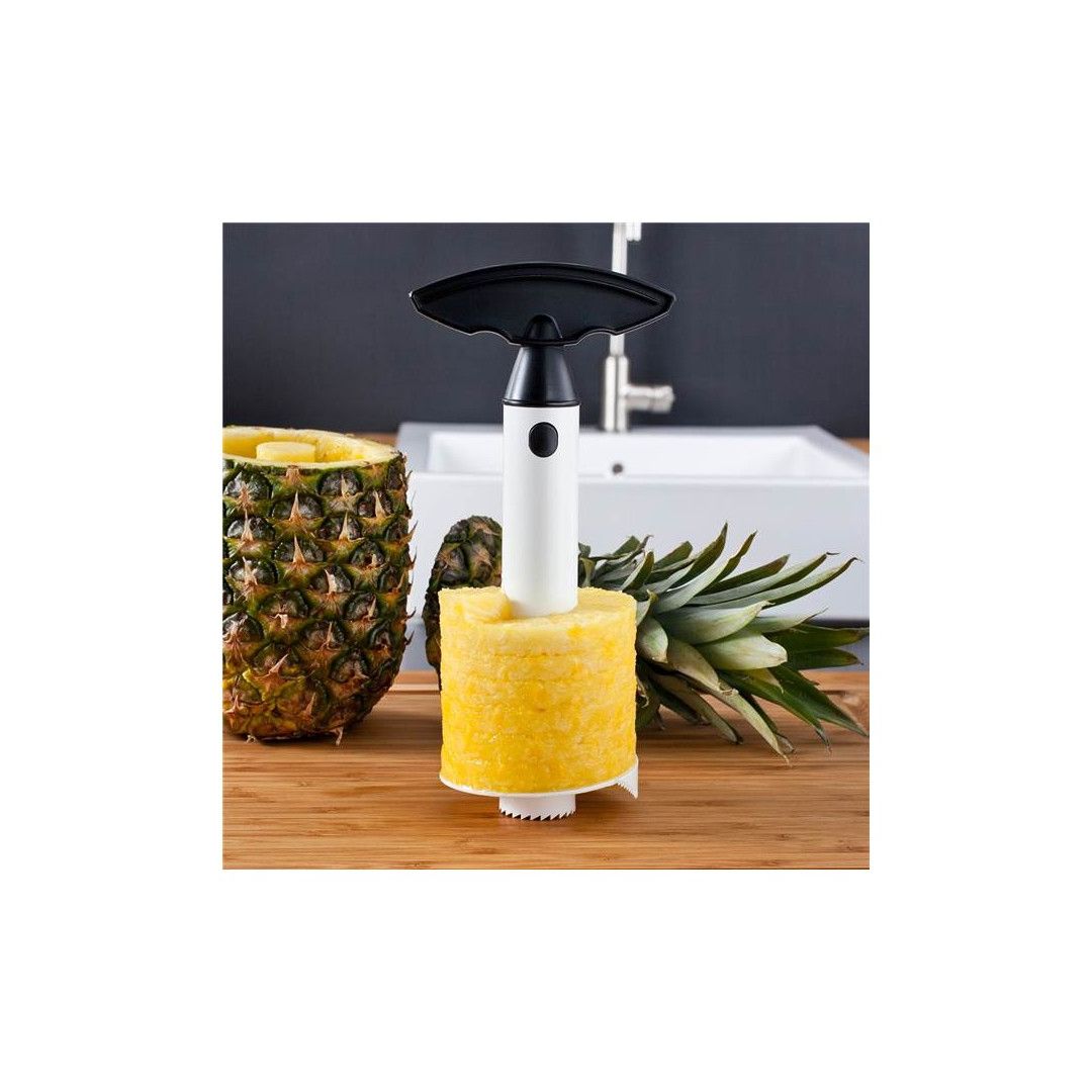 JS Gourmet - Vide-Ananas et Trancheuse (épluche, tranche et évide)