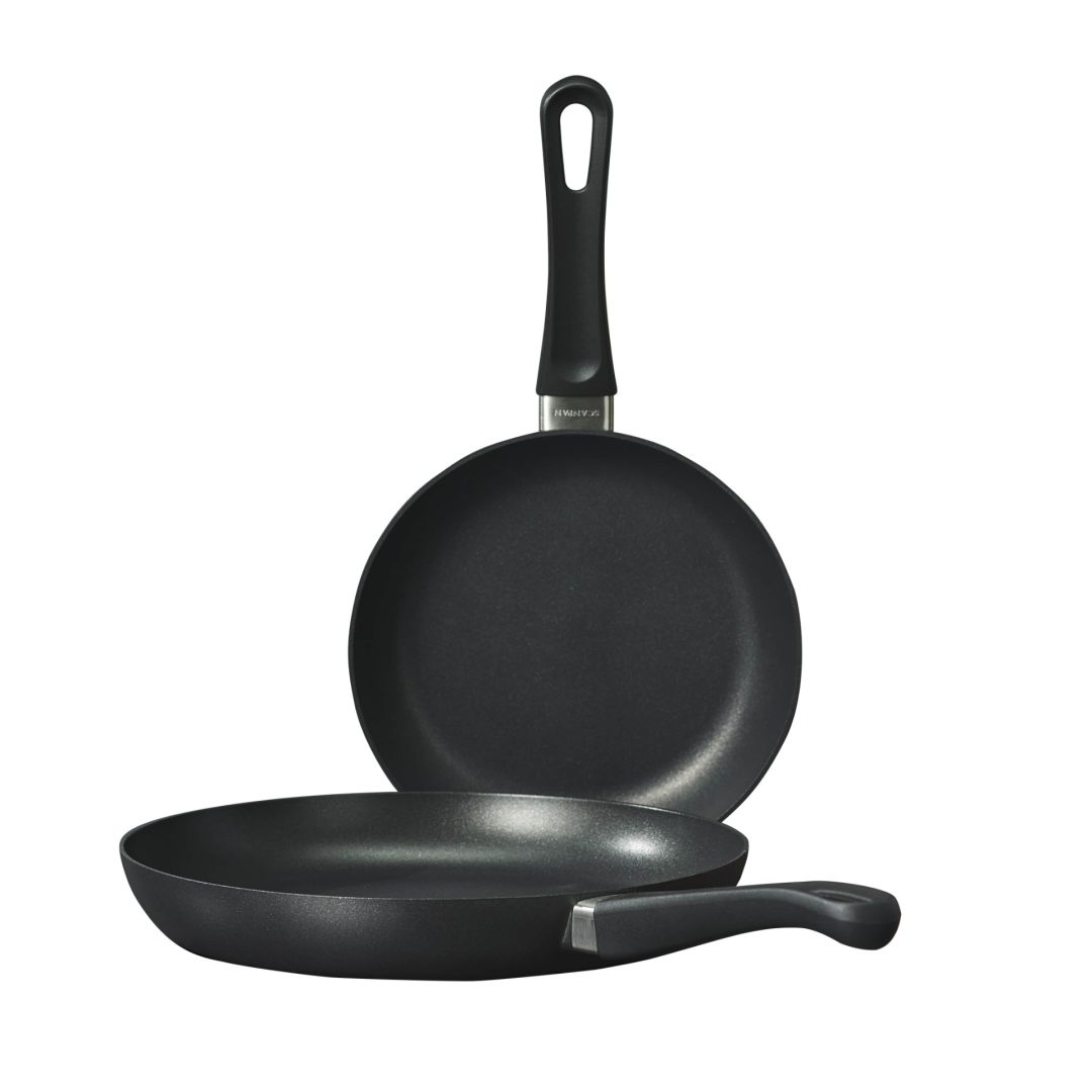 Set of Two Fry Pan Non Stick Induction 20 & 26 cm