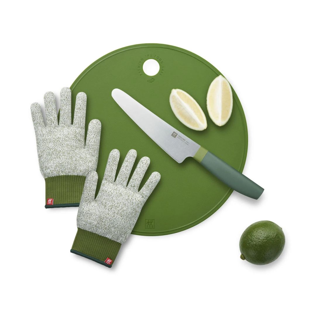 Now Little Chef 3-Piece Knife Set - Lime