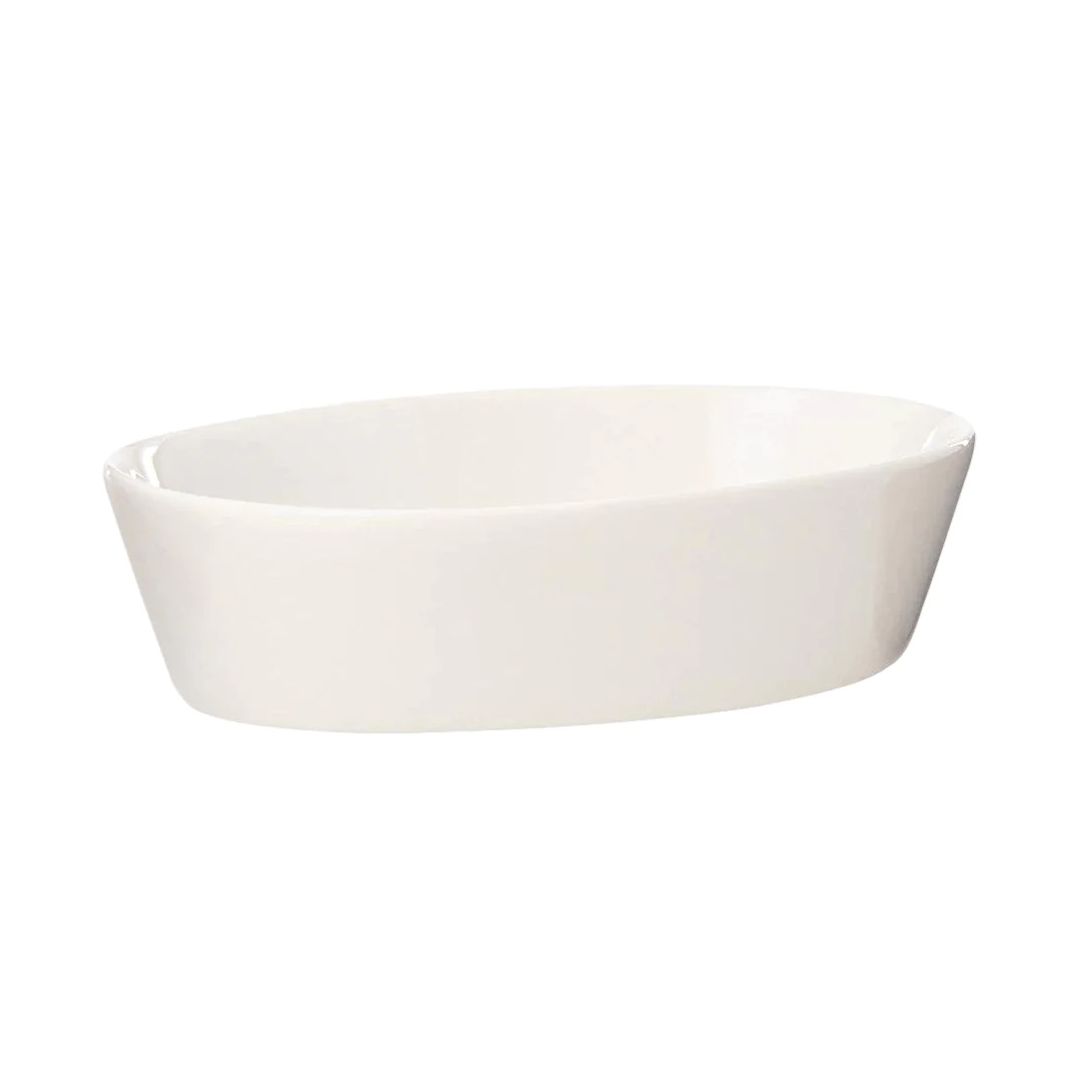 9 oz Oval Baking Dish - White