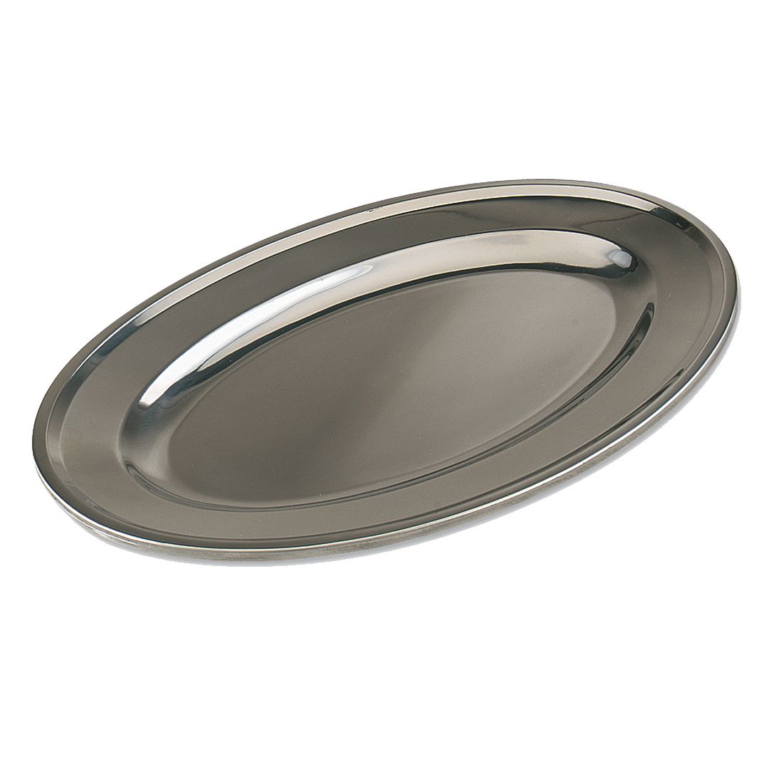 12" Stainless Steel Serving Tray