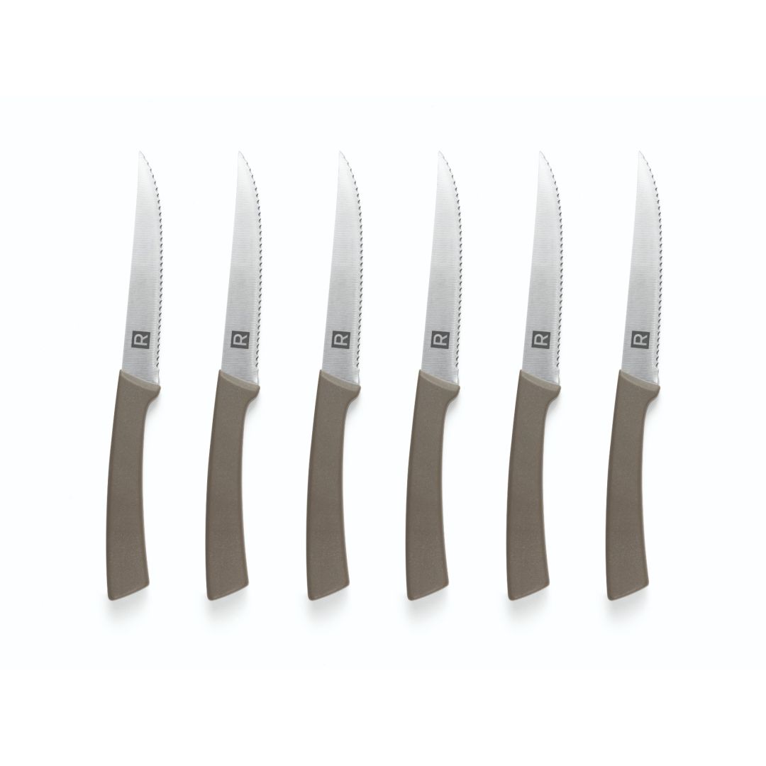 Set of Six Steak Knives - Polypropylene
