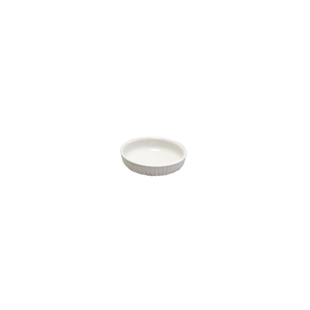 3 oz Oval Ceramic Cocotte - White