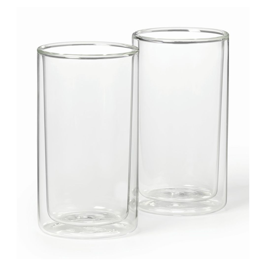Set of 2 Double Wall Glasses 14 oz