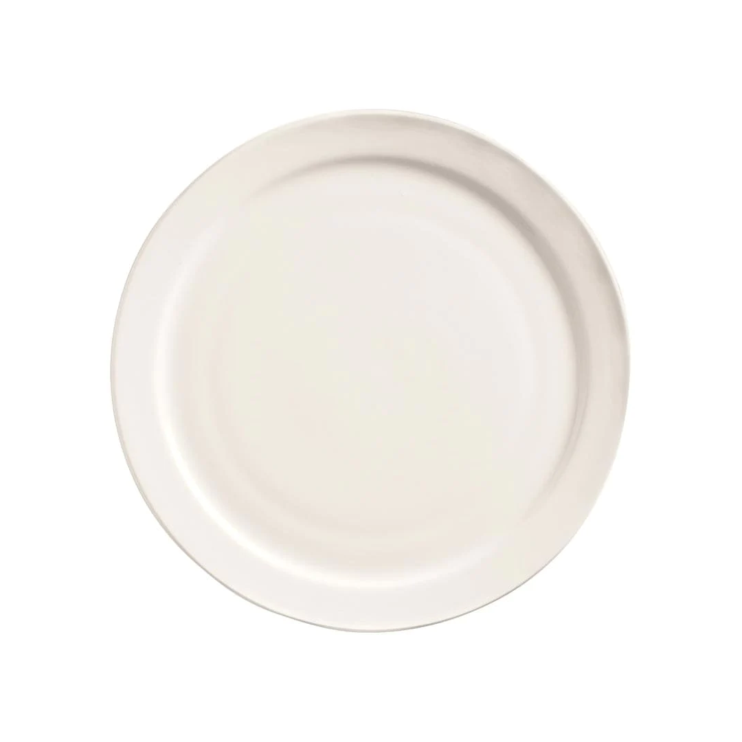 5.5" Narrow Rim Round Plate - Porcelana