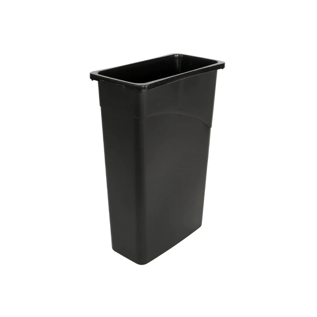 23-Gallon Slim Container - Black
