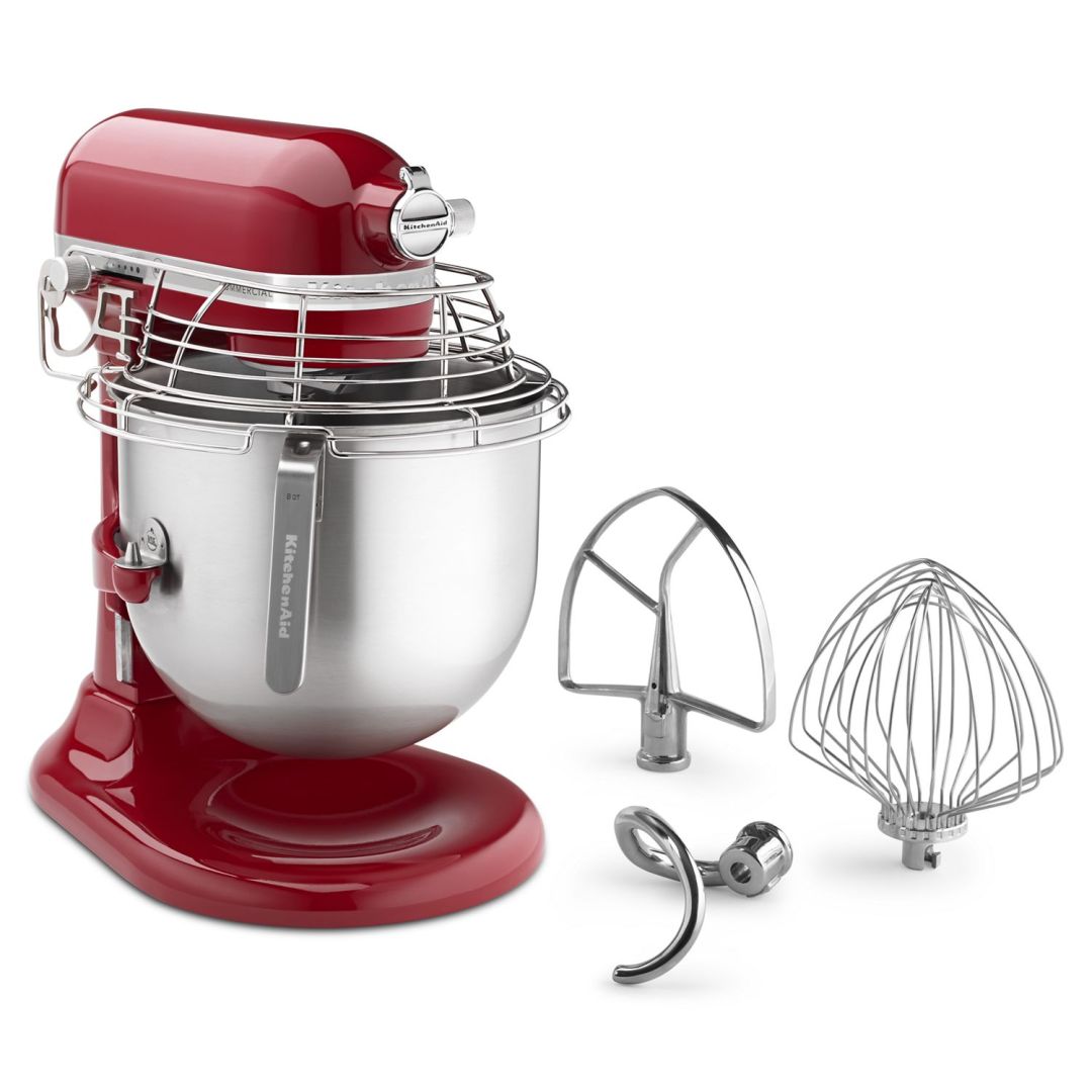 8 Qt. Commercial Stand Mixer - Red