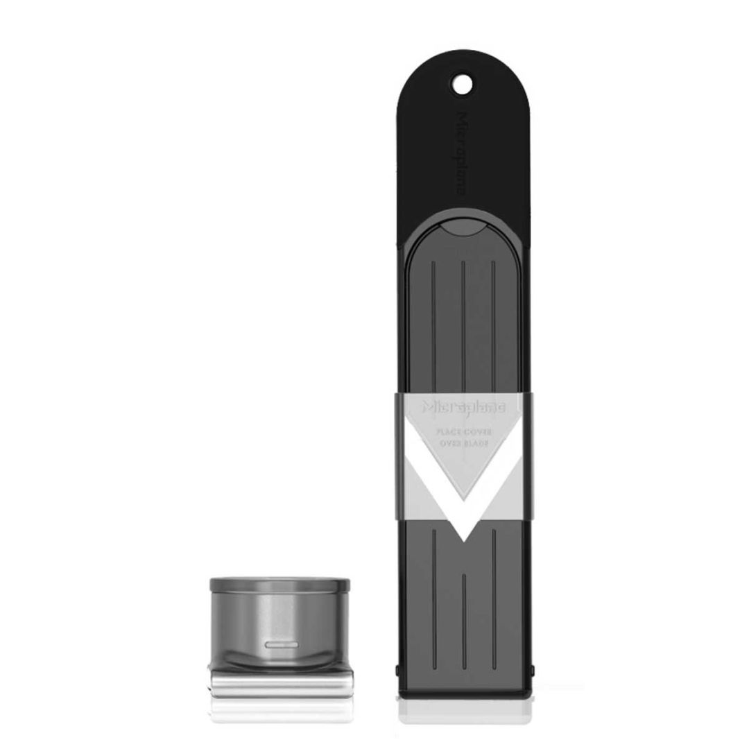Mini V-Blade Mandoline Slicer - Black and Grey