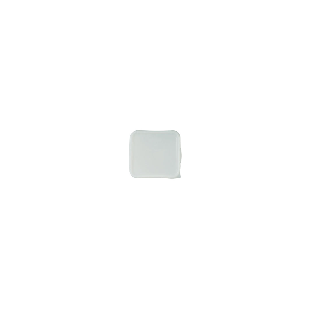 Lid for 1.9 to 7.6 L Graduated Square Containers - White