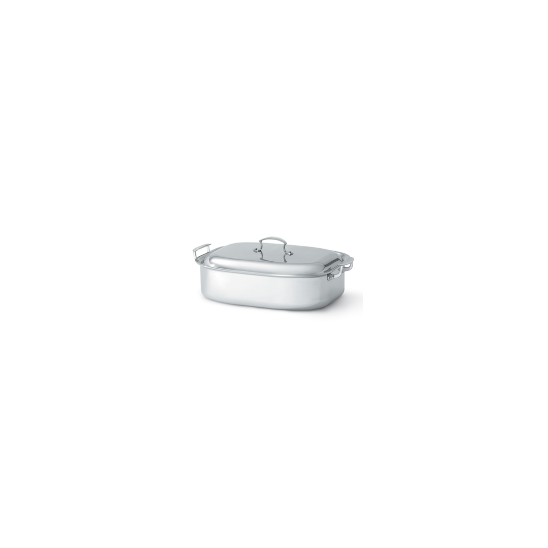 6.6 L Miramar Stainless Steel Rectangular Baking Dish with Cover